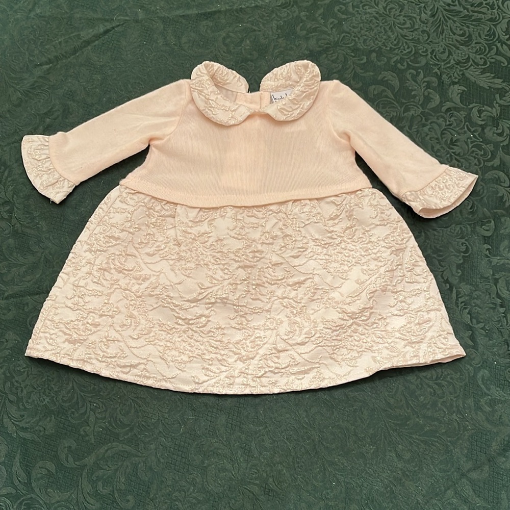 Nicole Miller Baby Girl Cream Party Dress